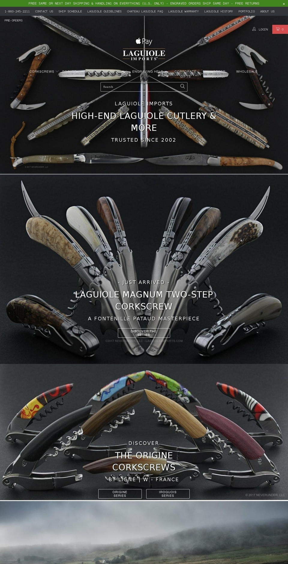 laguiole-imports.com shopify website screenshot