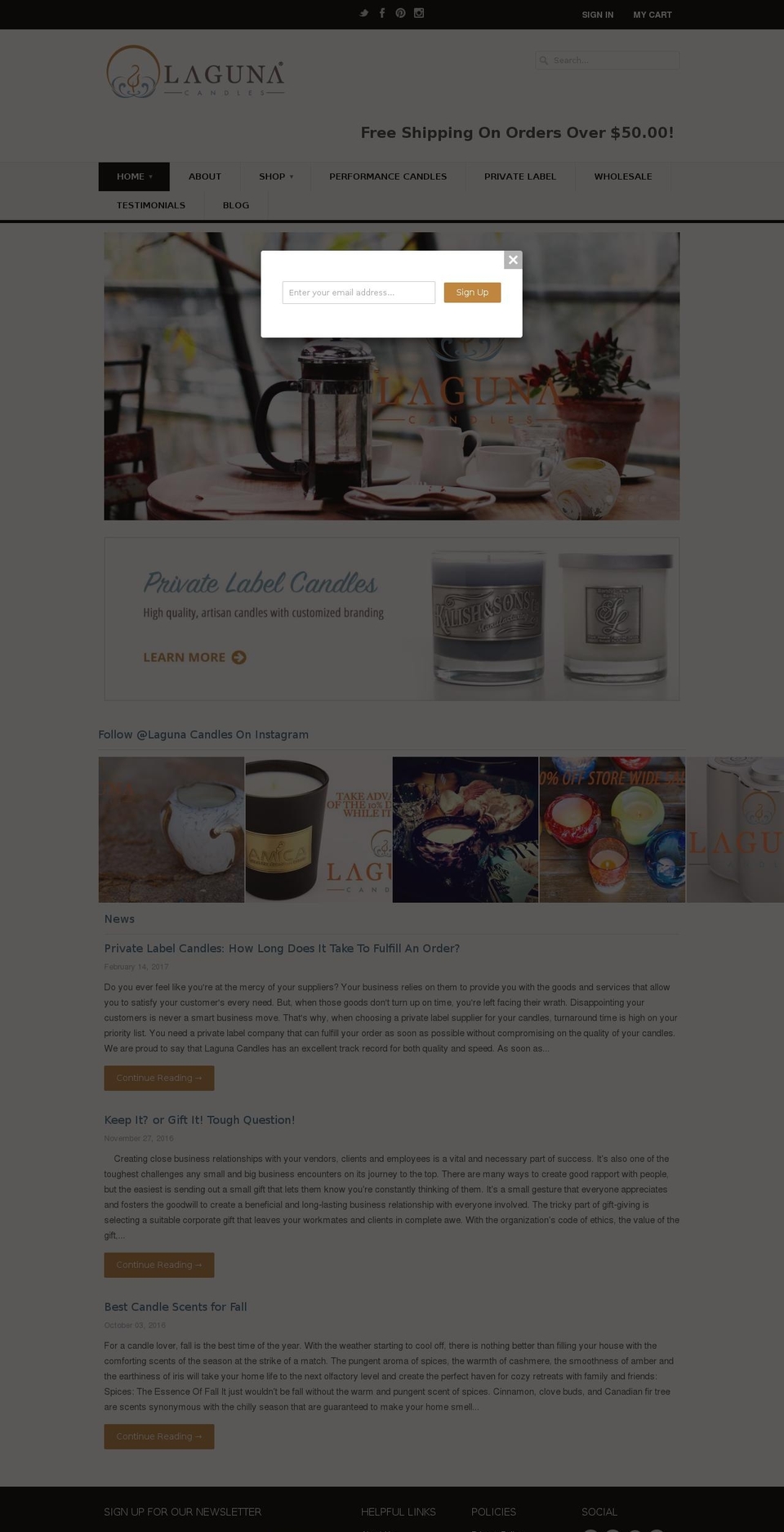 Mobilia (Laguna Candles) v2.0 - Bold PD 11\/24 Shopify theme site example lagunacandlesgifting.com