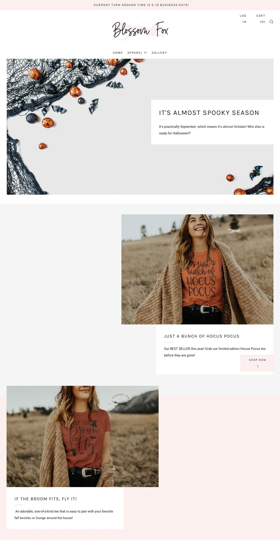 lagunacelebrations.com — Shopify storefront screenshot