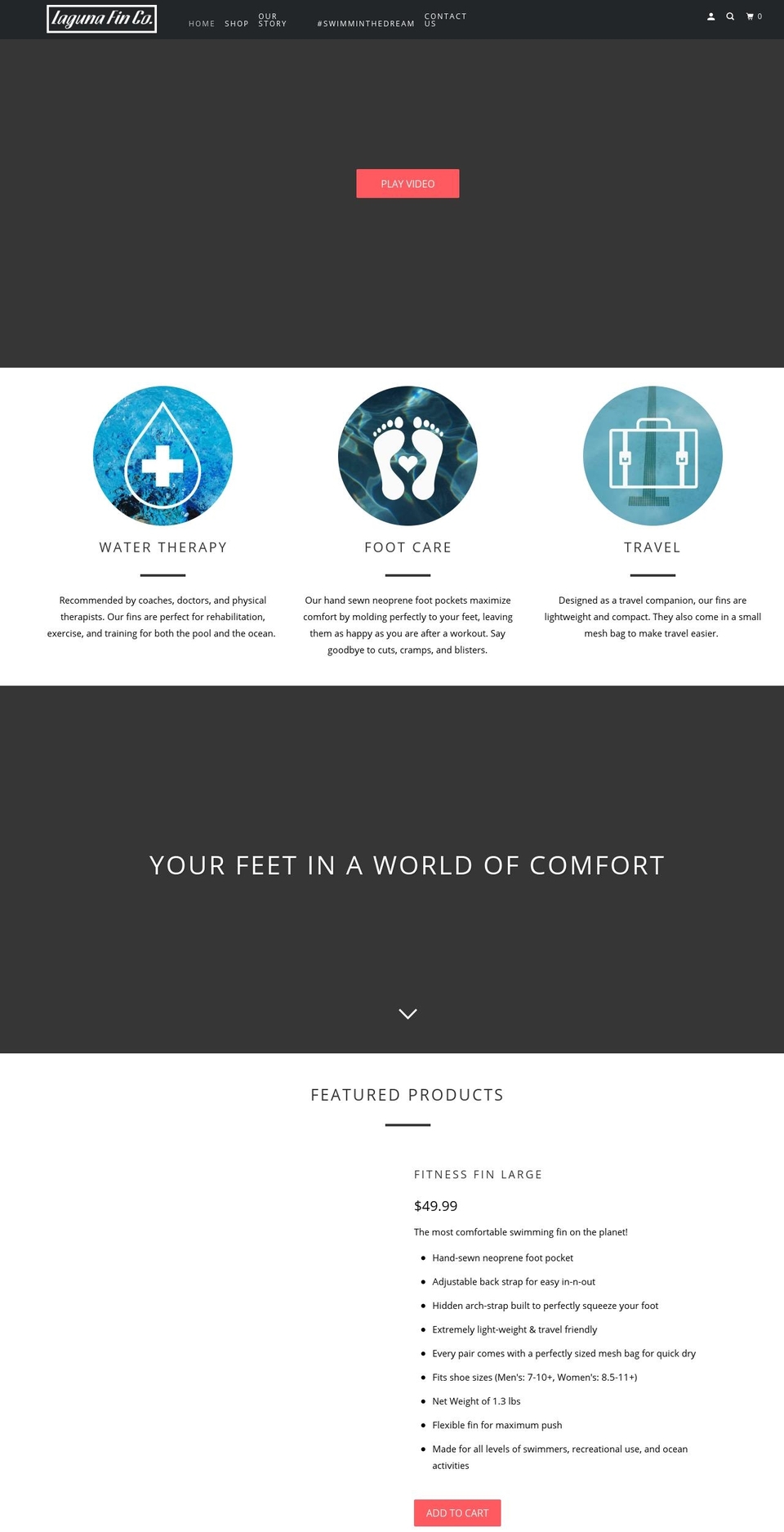 lagunafin.com — Shopify storefront screenshot