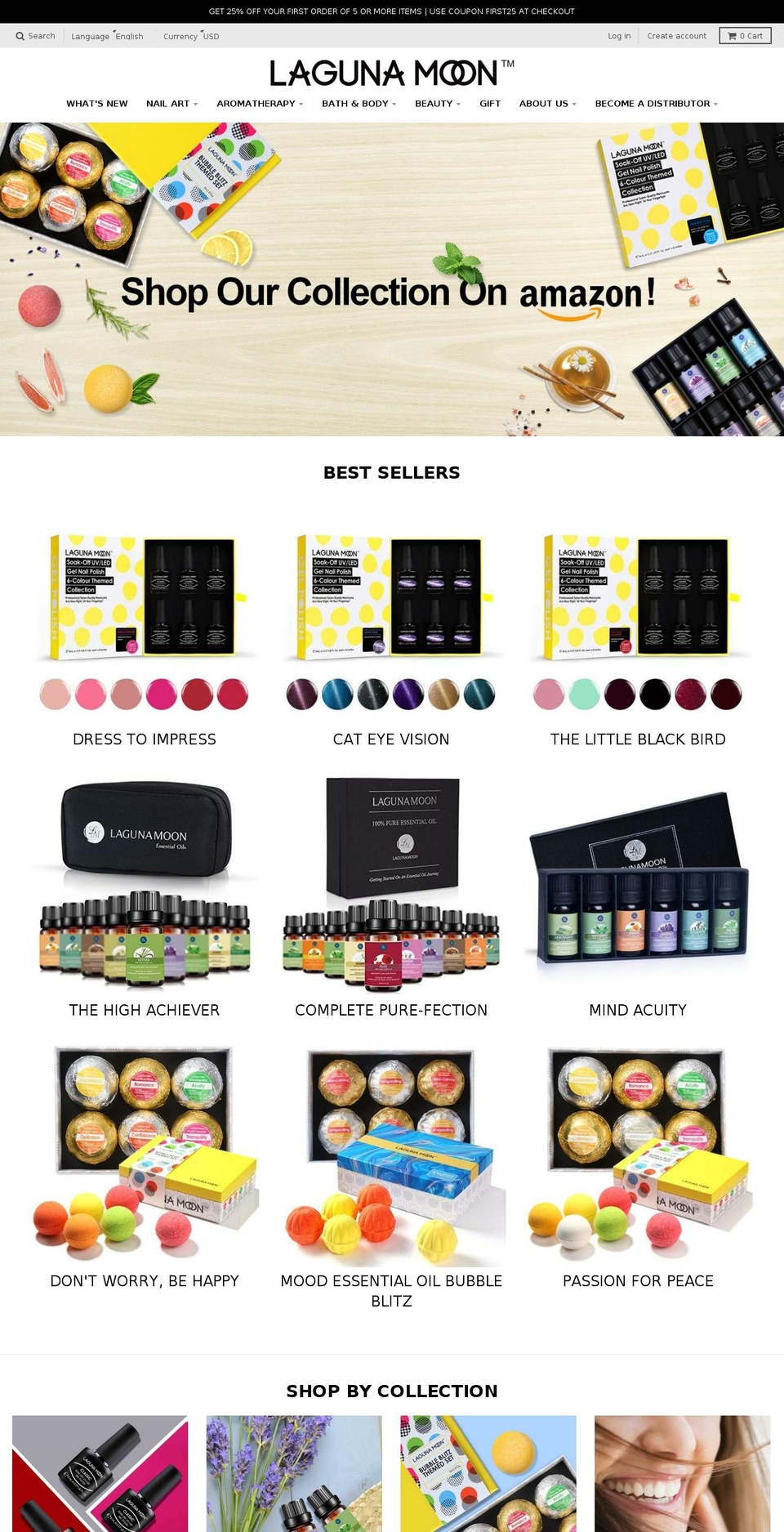 lagunamoon.com shopify website screenshot
