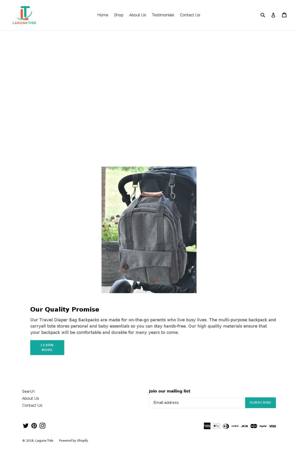 lagunatide.com — Shopify storefront screenshot