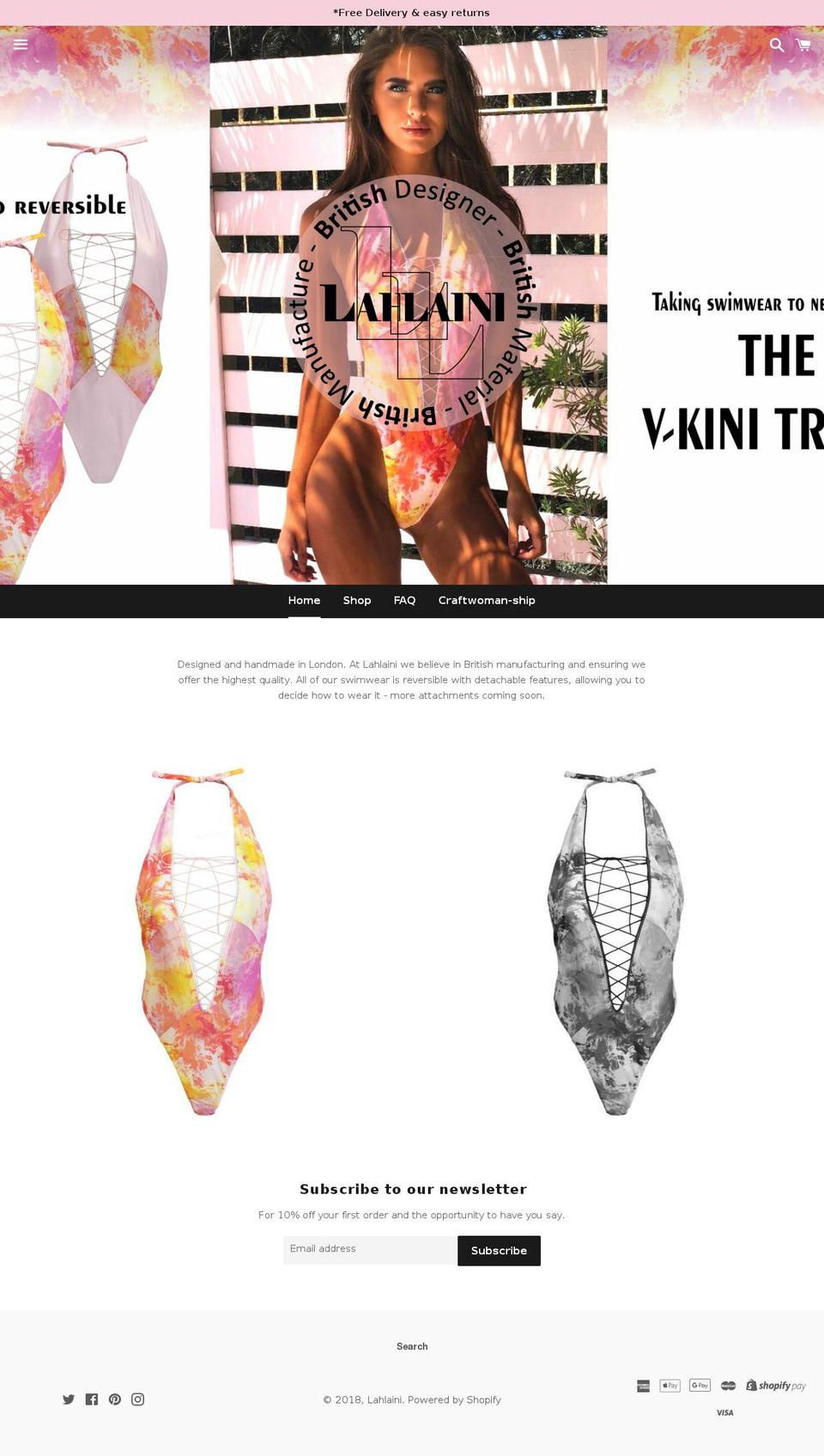 lahlaini.com — Shopify storefront screenshot