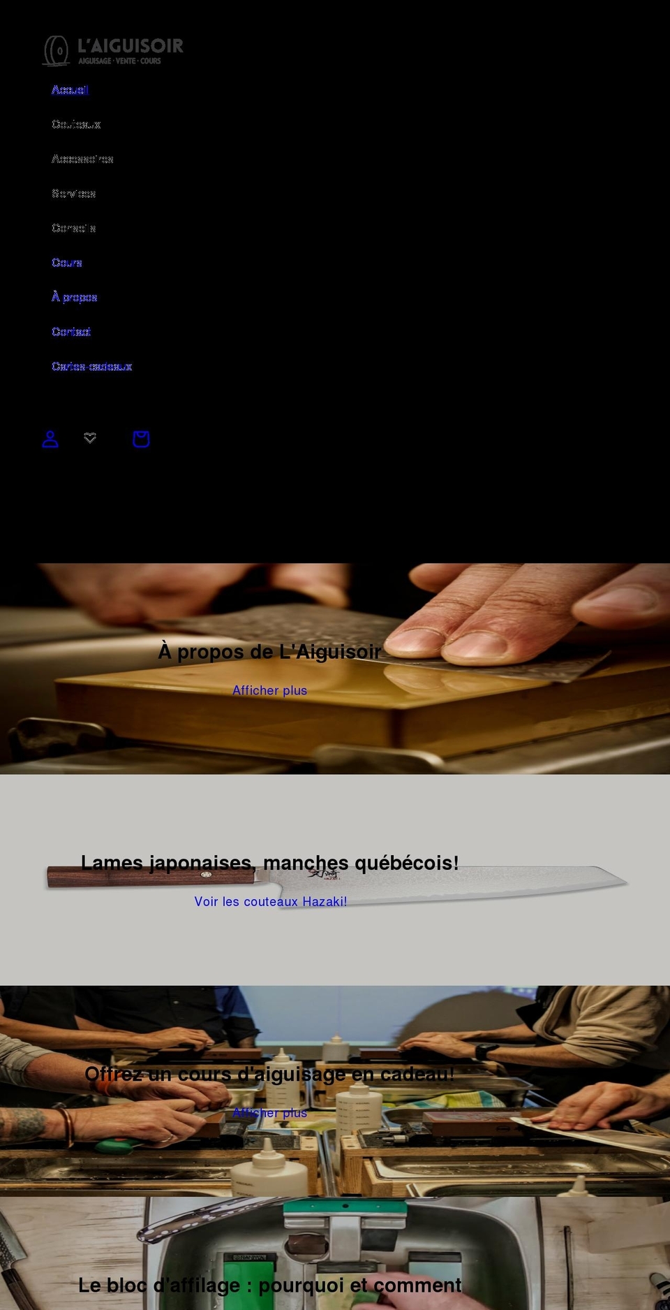 laiguisoir.com shopify website screenshot