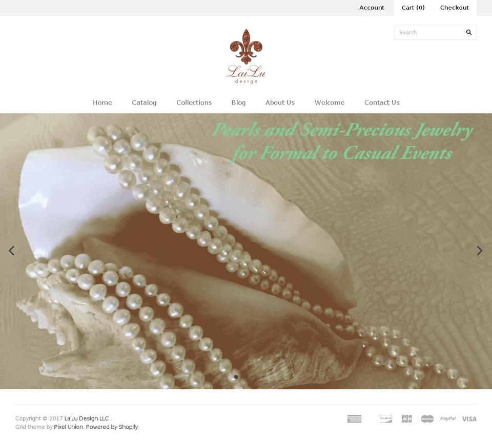 lailudesign.com shopify website screenshot