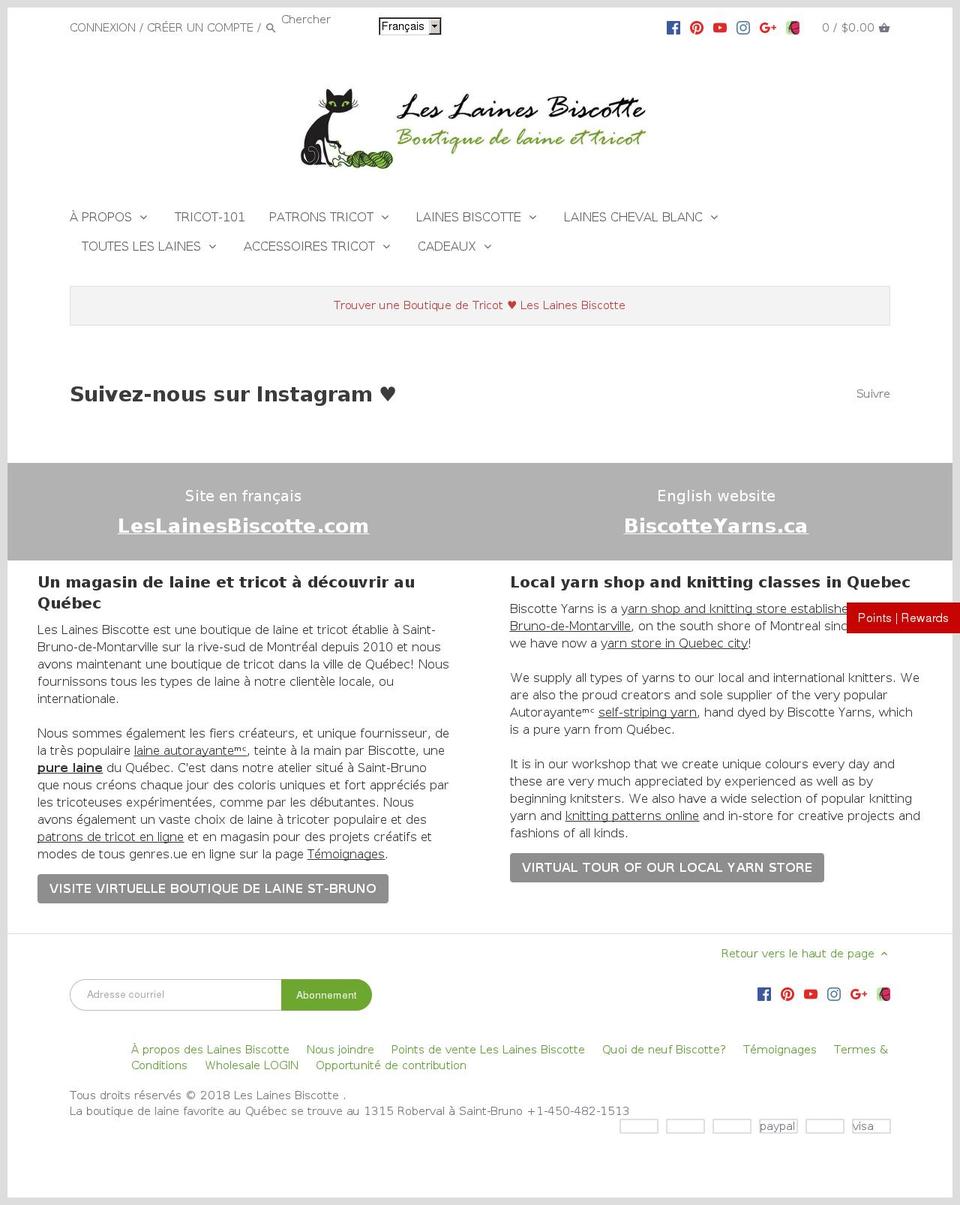 laine-autorayante.com — Shopify storefront screenshot