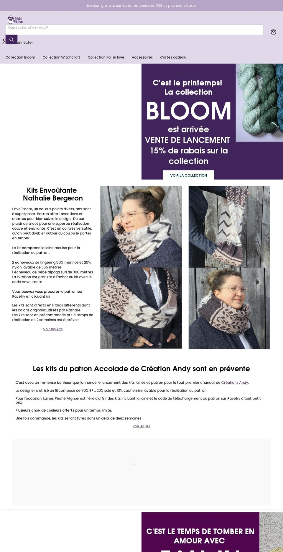 lainespechemignon.com shopify website screenshot