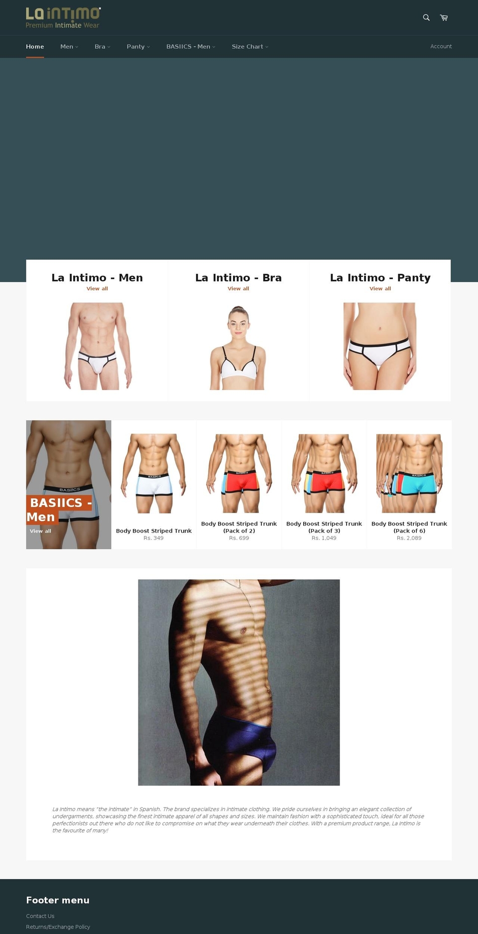 Fashionopolism Shopify theme site example laintimo.com