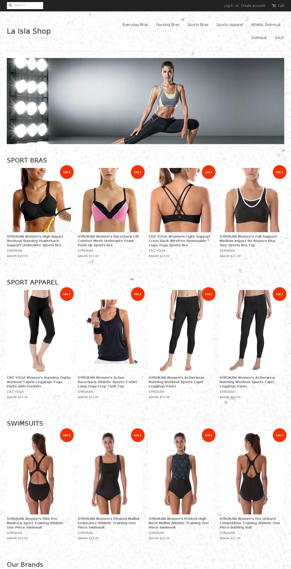 laisla-shop.com shopify website screenshot