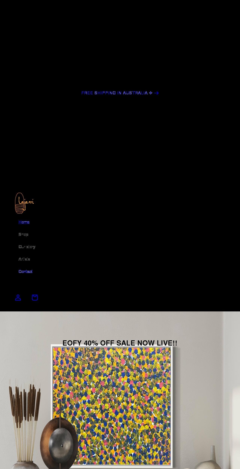 lajarri.com shopify website screenshot