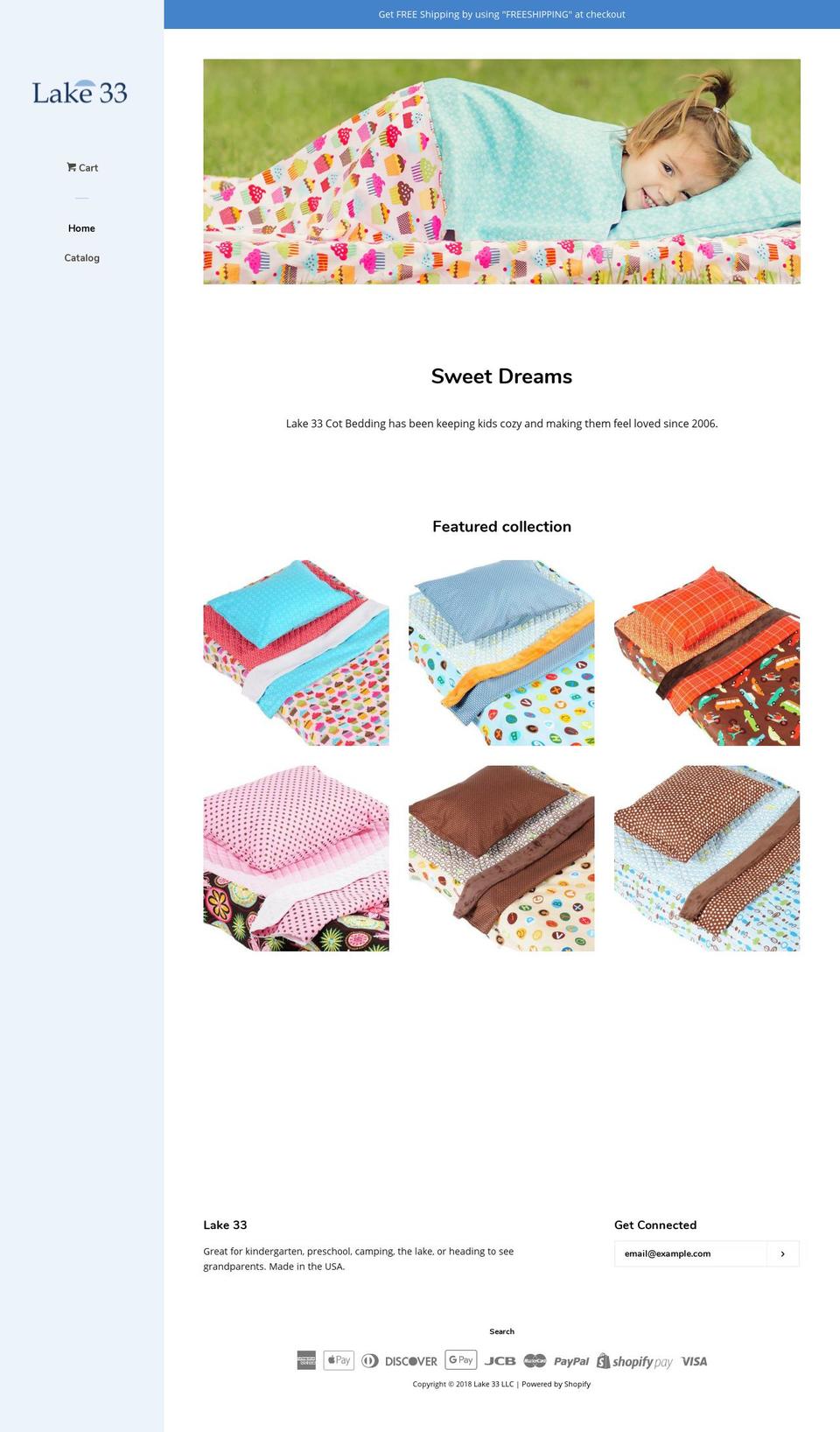 lake33.com — Shopify storefront screenshot