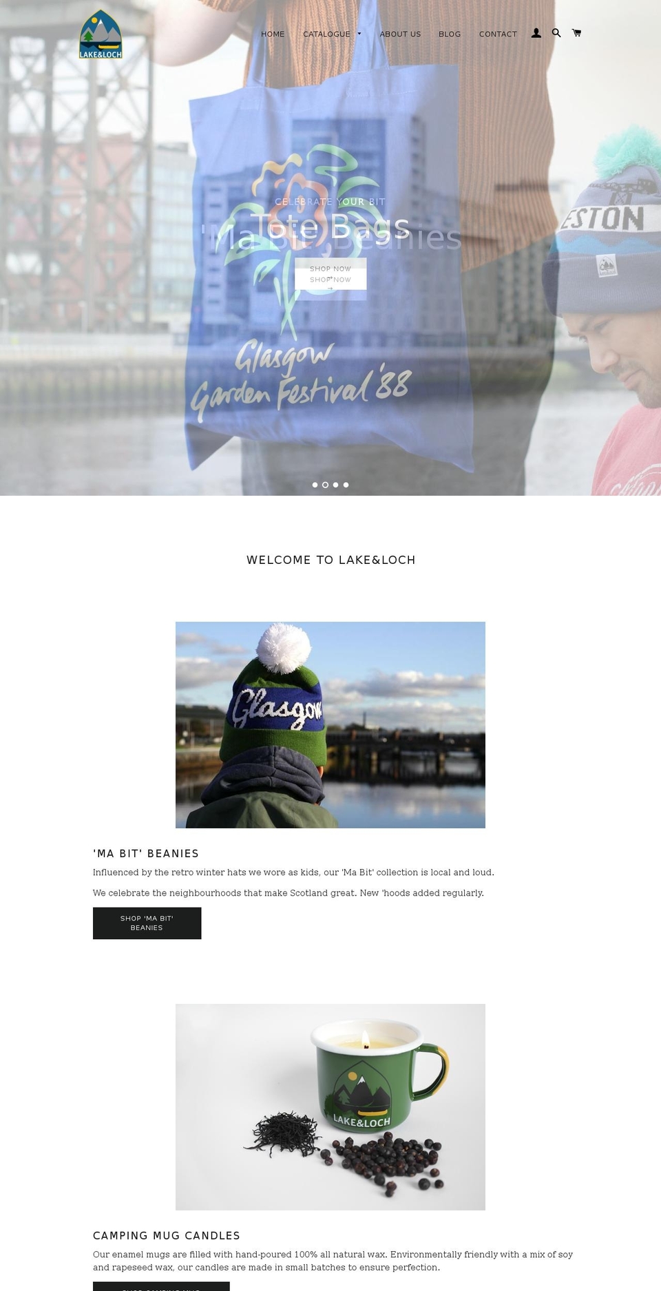 lakeandloch.com shopify website screenshot