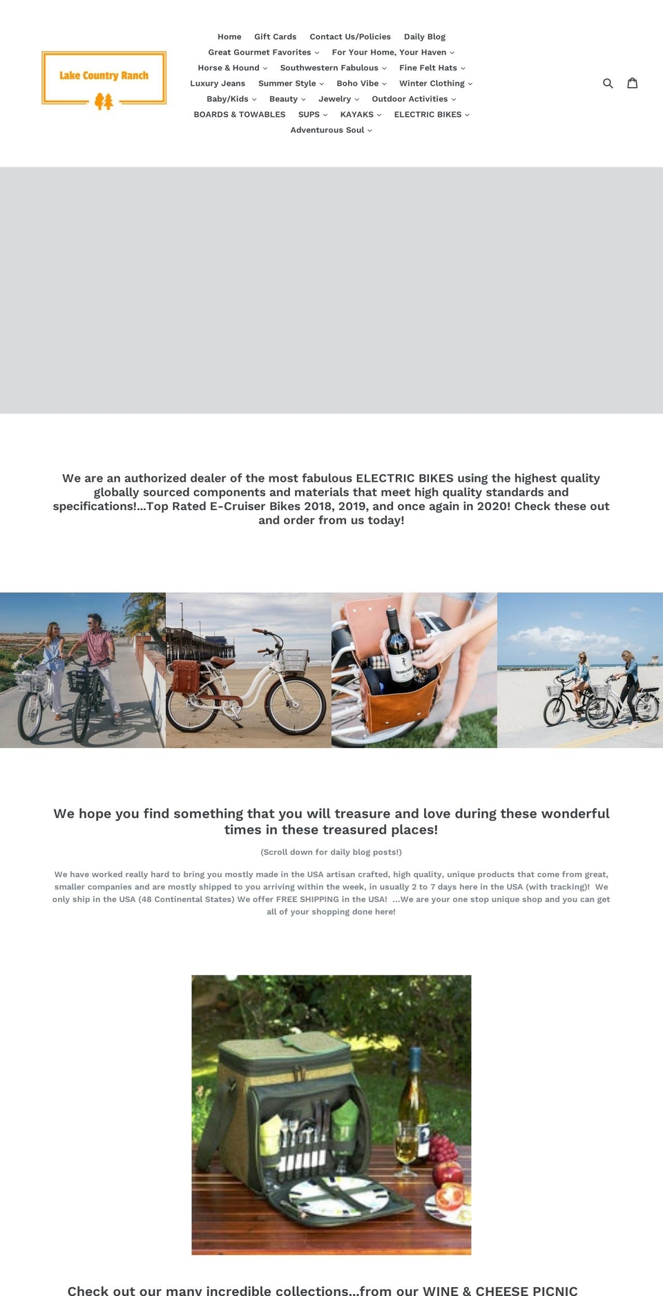 lakecountryranch.com — Shopify storefront screenshot