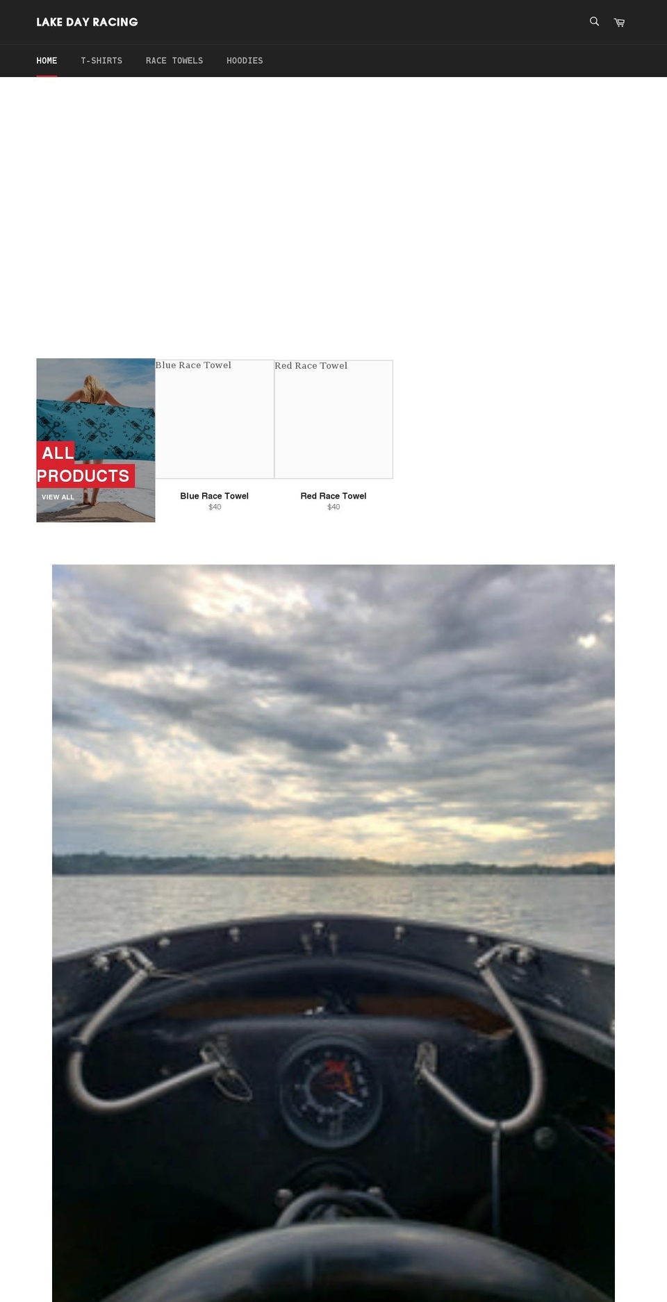 lakedayracing.com shopify website screenshot