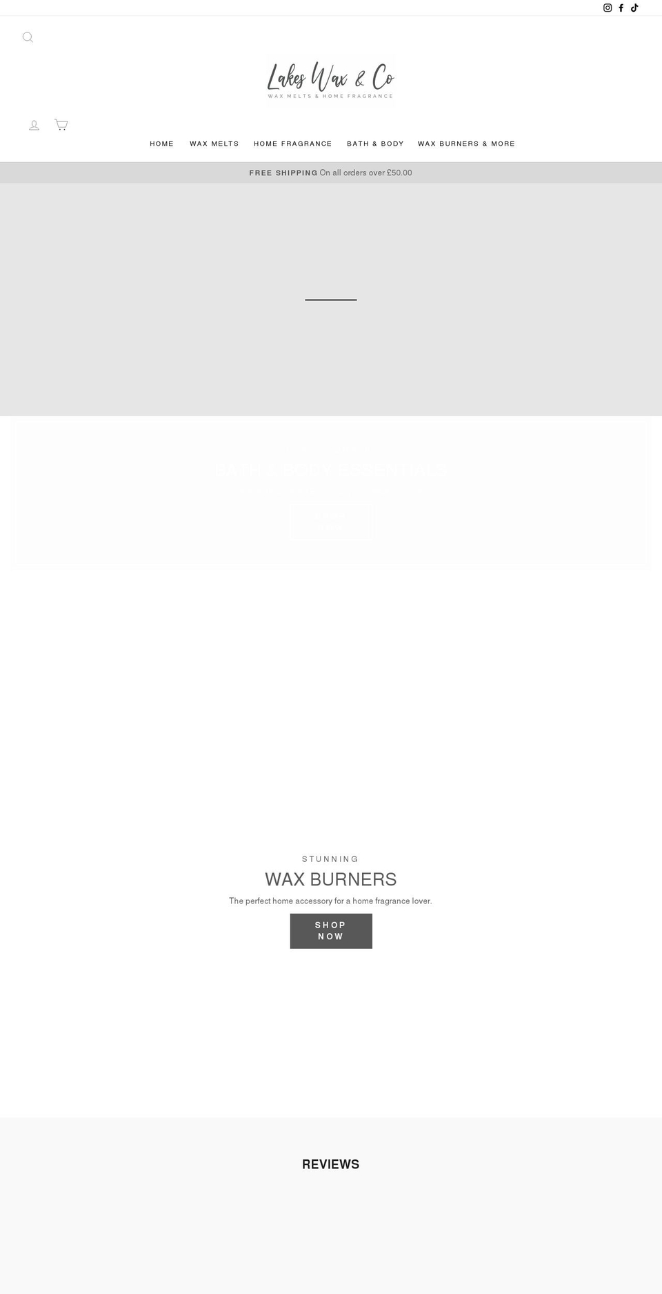 lakeswaxco.com shopify website screenshot