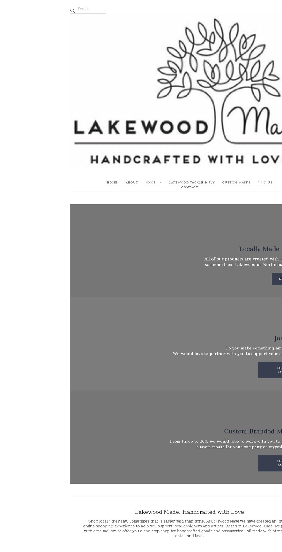 lakewoodmade.com shopify website screenshot