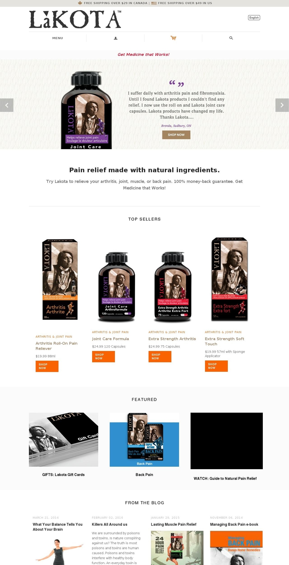 Production - Feb 16 Shopify theme site example lakota.ca