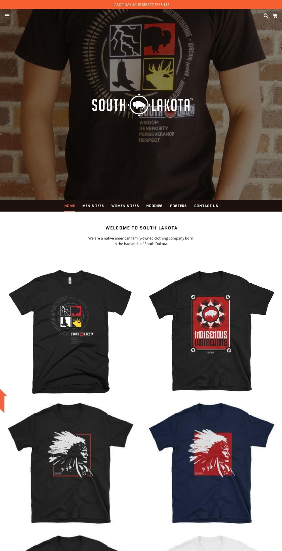 lakotateas.com — Shopify storefront screenshot
