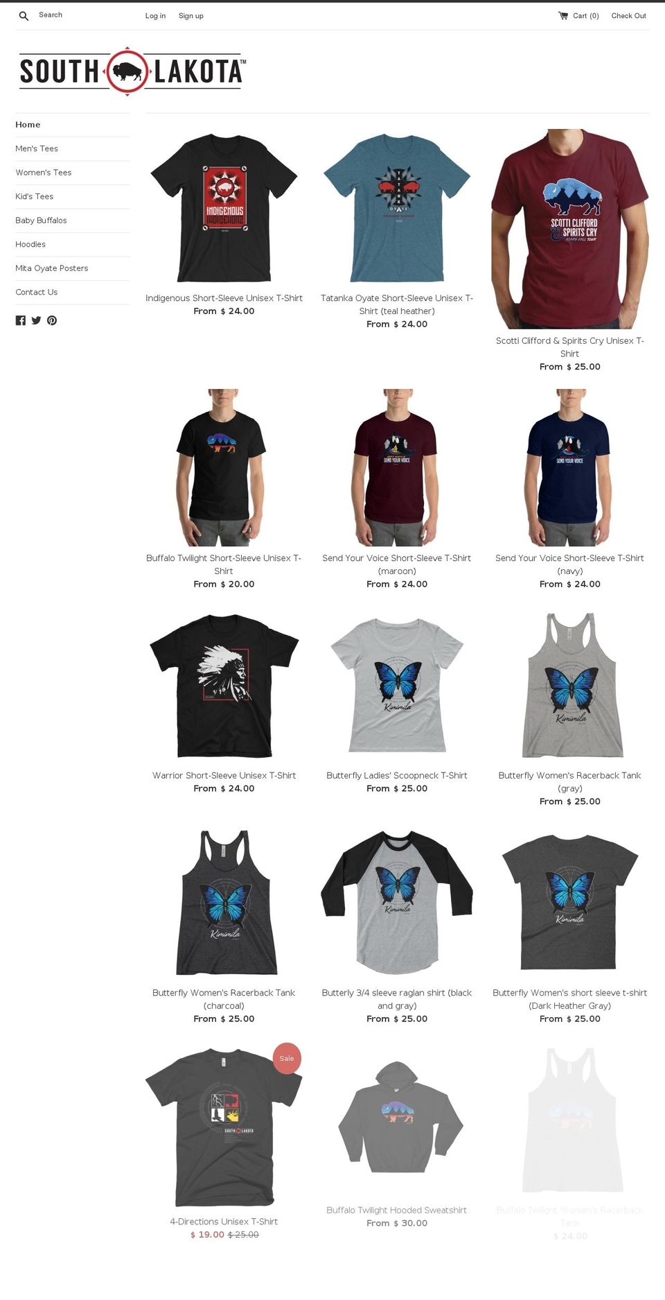 lakotatees.com — Shopify storefront screenshot