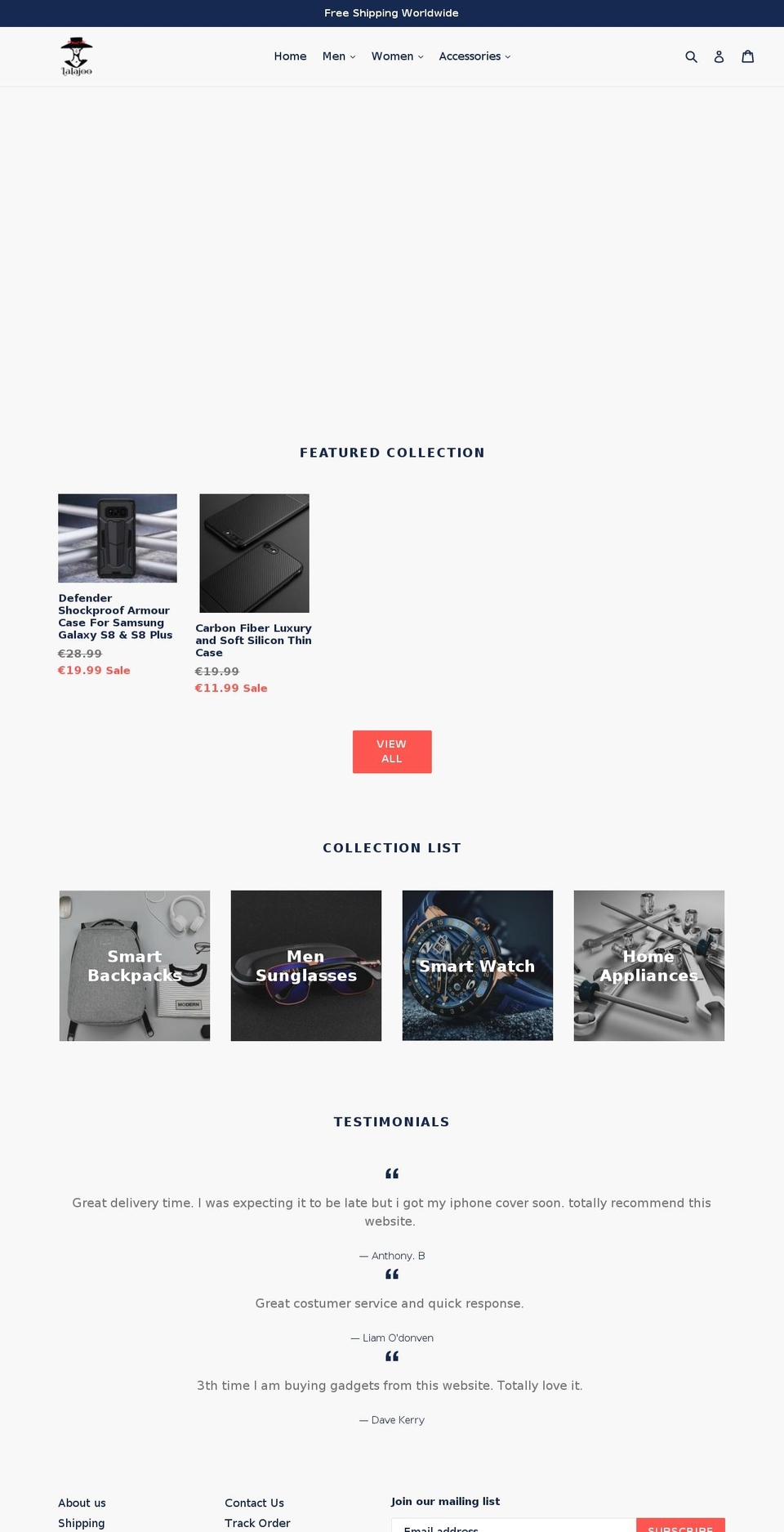 lalajoo.com — Shopify storefront screenshot