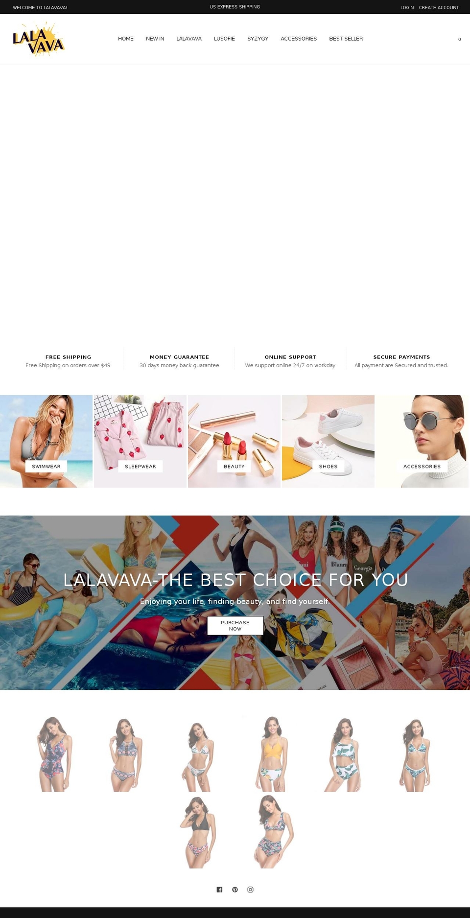 belle-demo-full-width Shopify theme site example lalavava.com