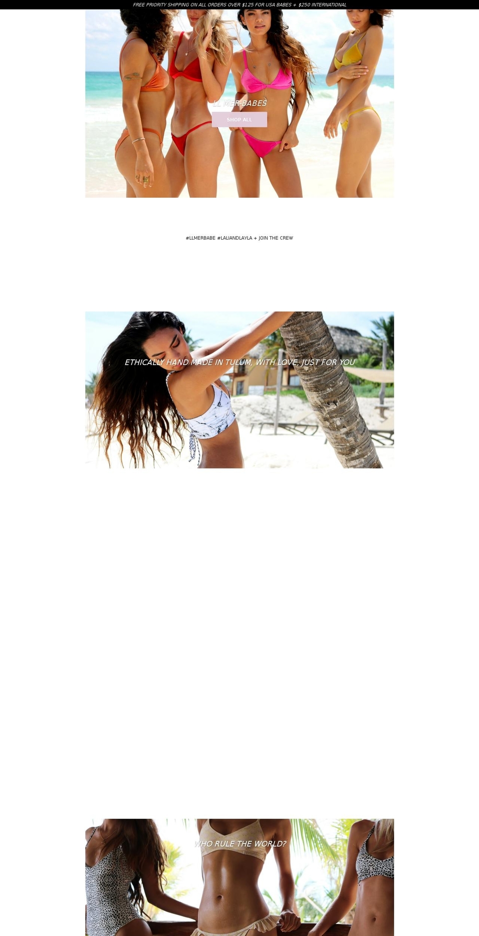 laliandlayla.com shopify website screenshot