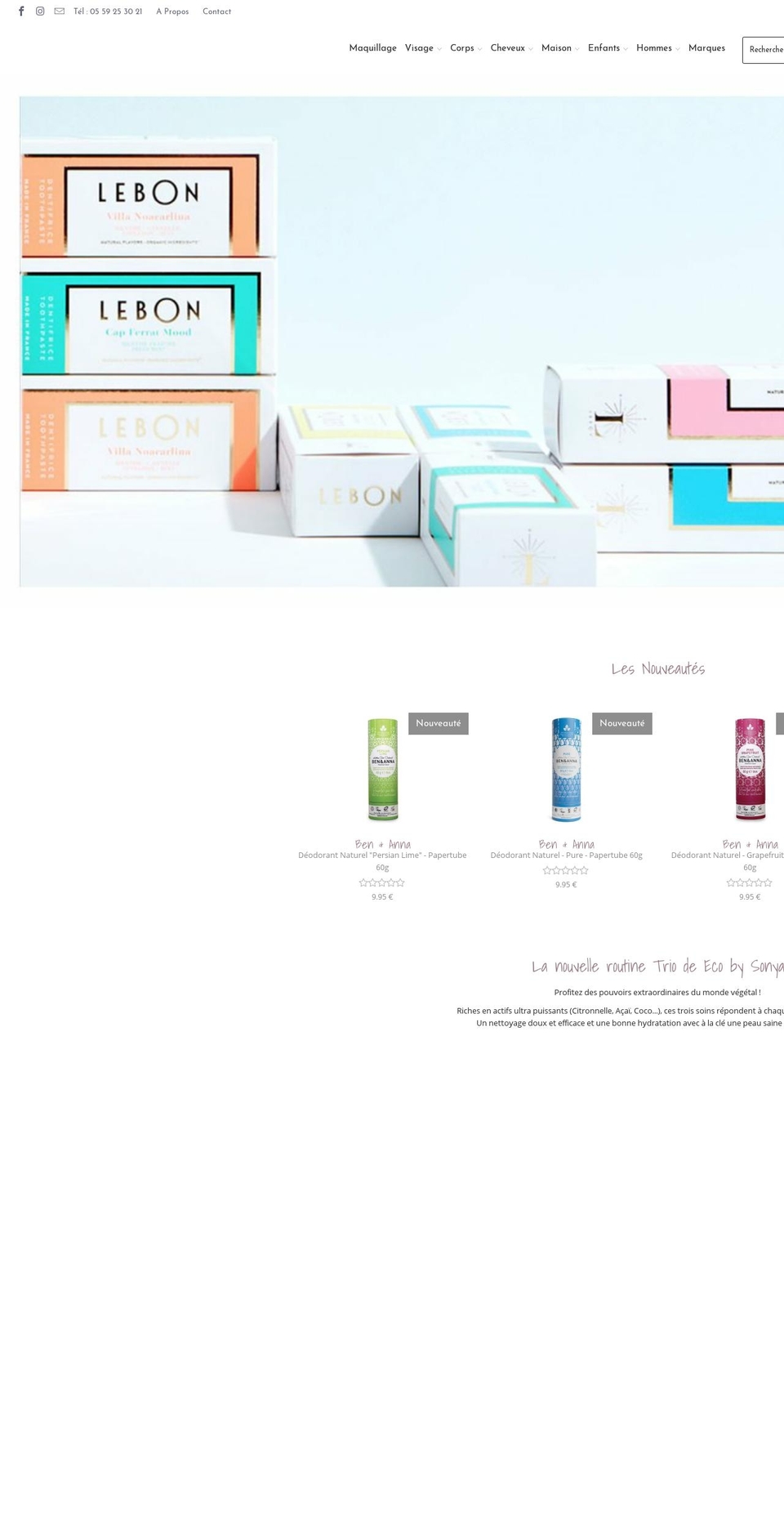 lalicornedevictorine.com — Shopify storefront screenshot