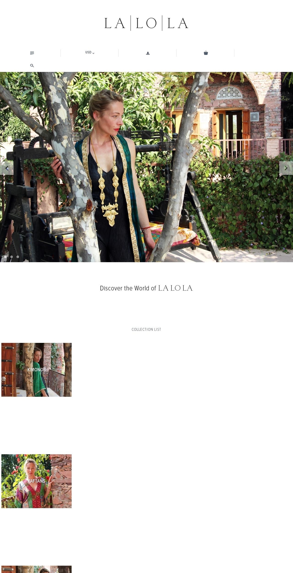 lalolaclothing.com shopify website screenshot