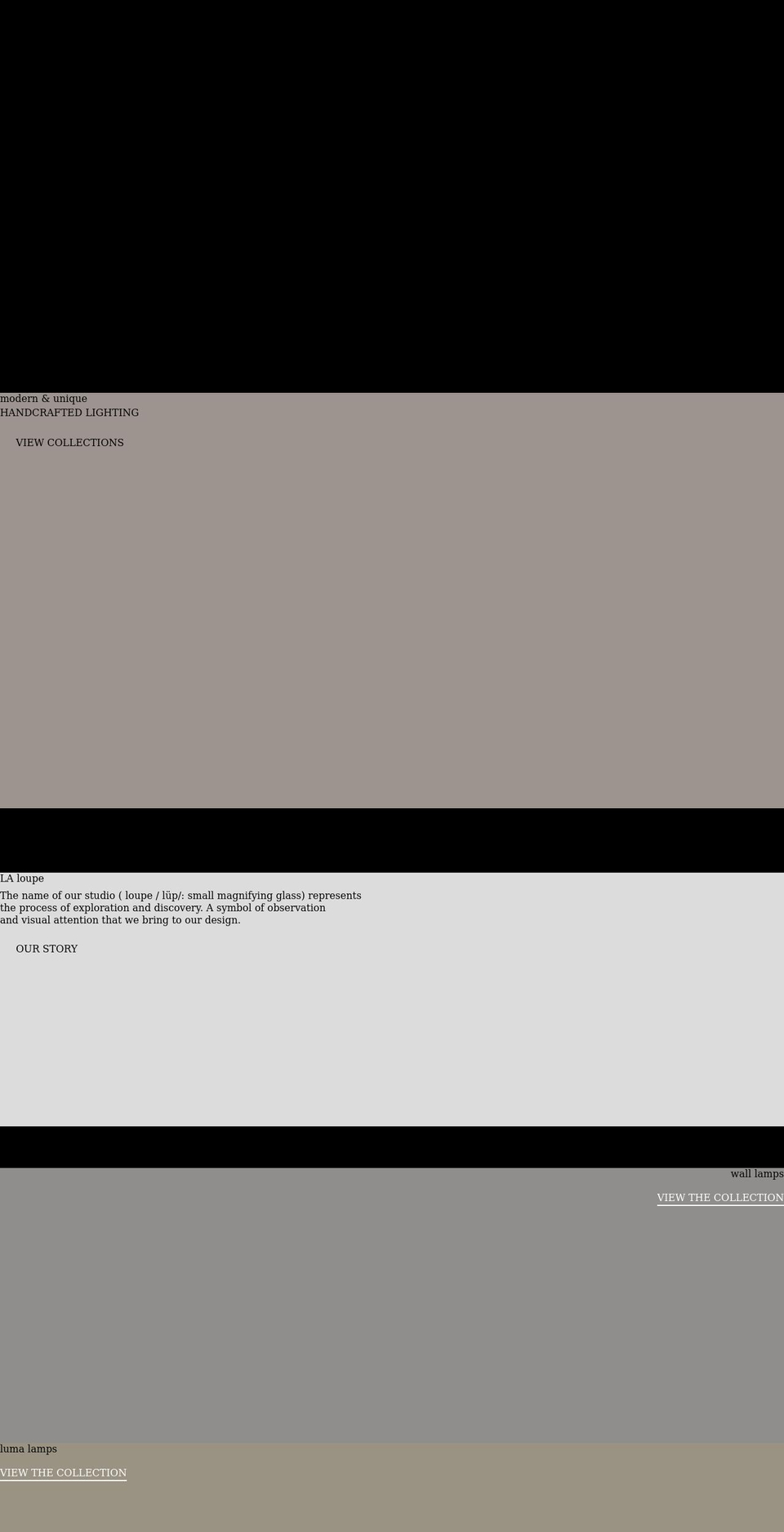 laloupedesign.com shopify website screenshot