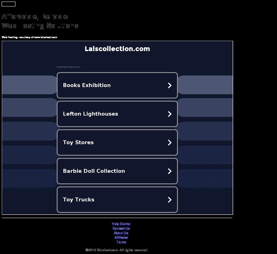 lalscollection.com — Shopify storefront screenshot