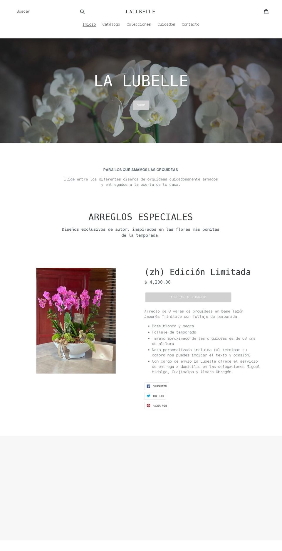 lalubelle.com shopify website screenshot