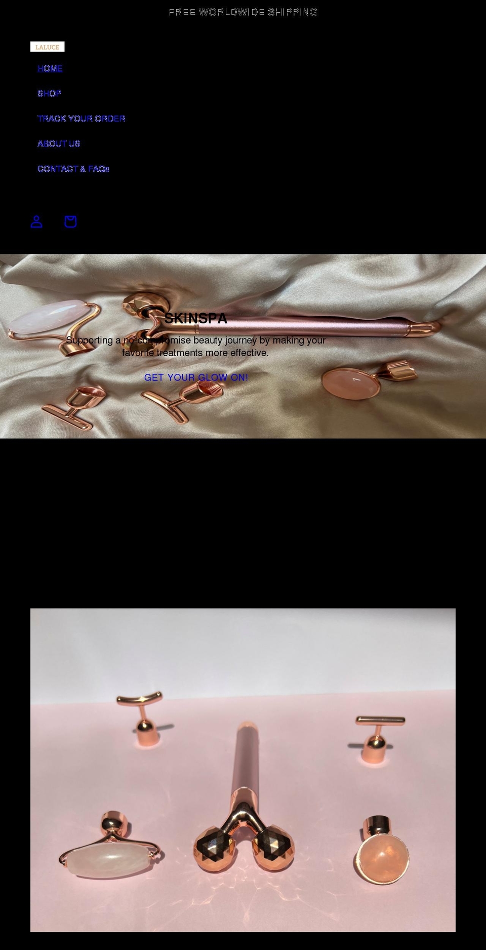 laluceweb.com shopify website screenshot