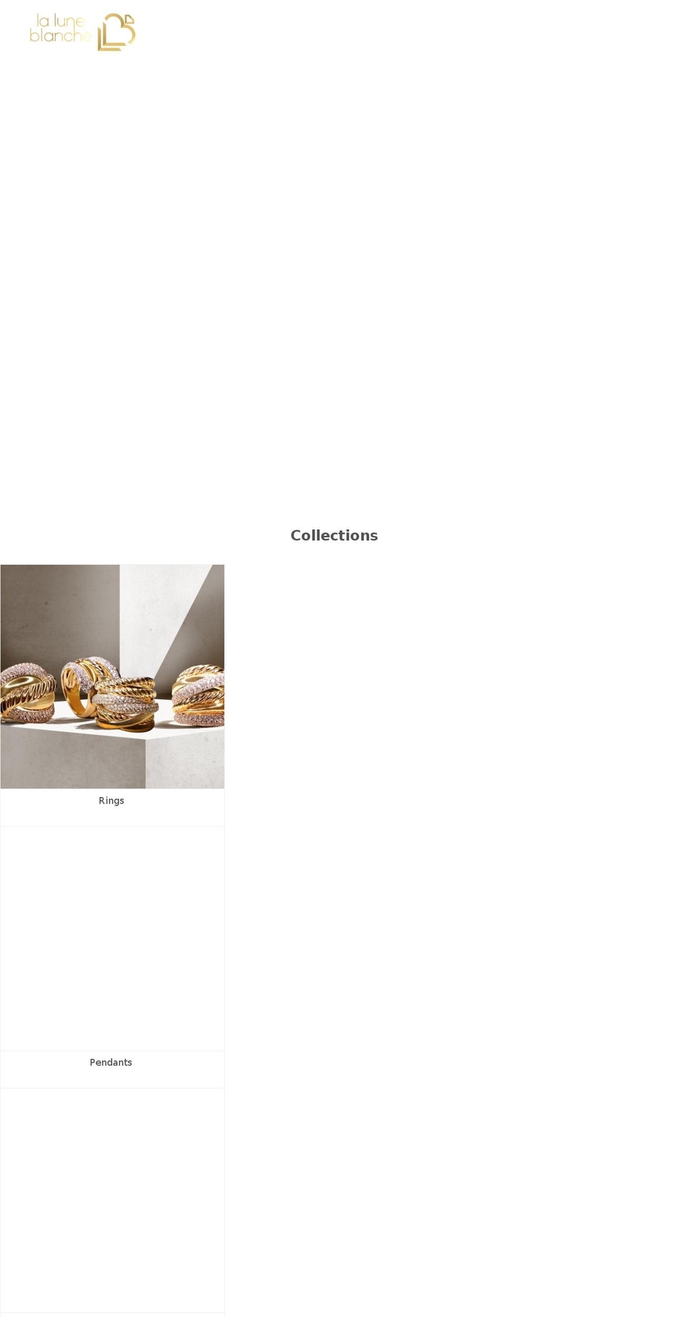 laluneblanche.ca shopify website screenshot