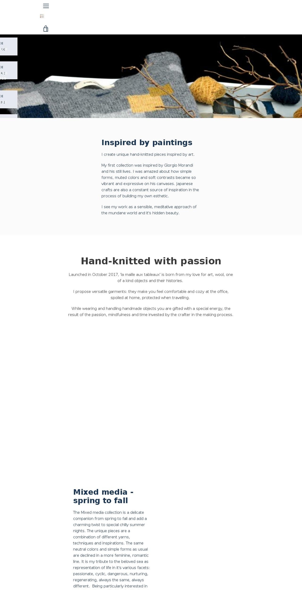 lamailleauxtableaux.com — Shopify storefront screenshot
