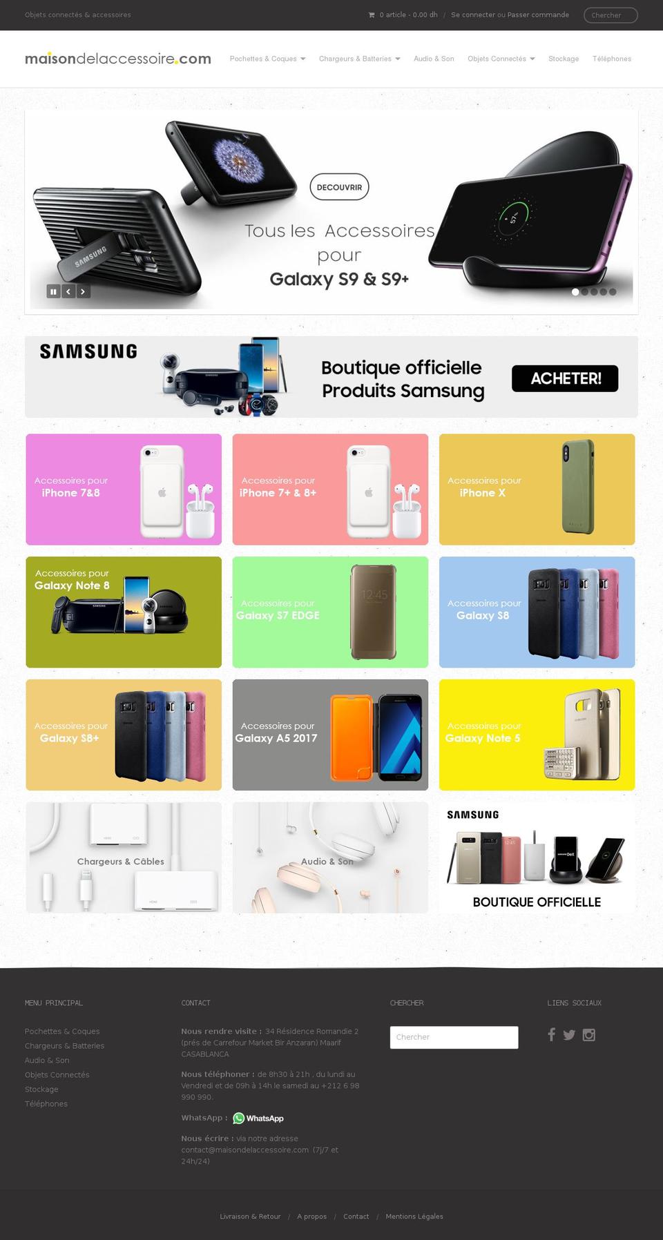 lamaisondelaccessoire.com — Shopify storefront screenshot