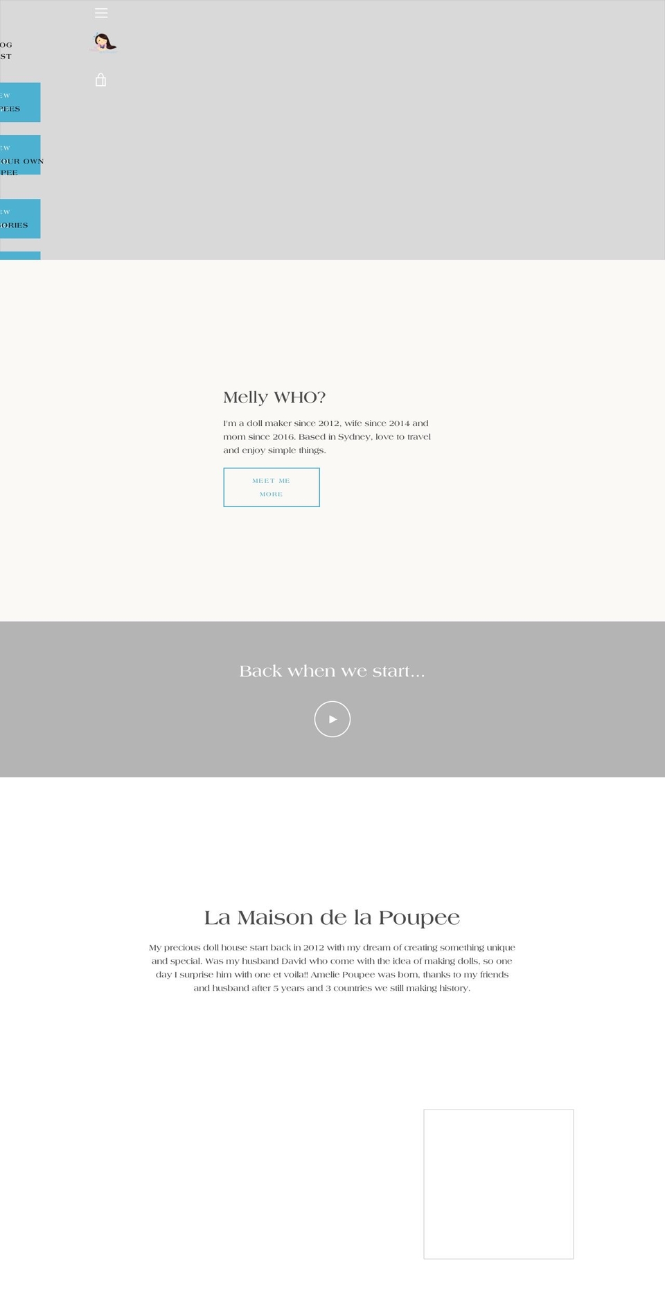 lamaisondelapoupee.com — Shopify storefront screenshot