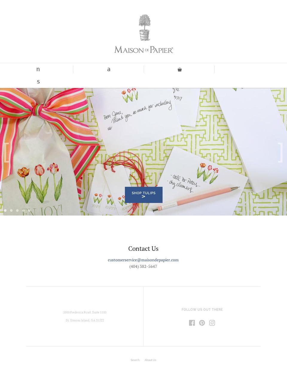 lamaisondepapier.biz shopify website screenshot