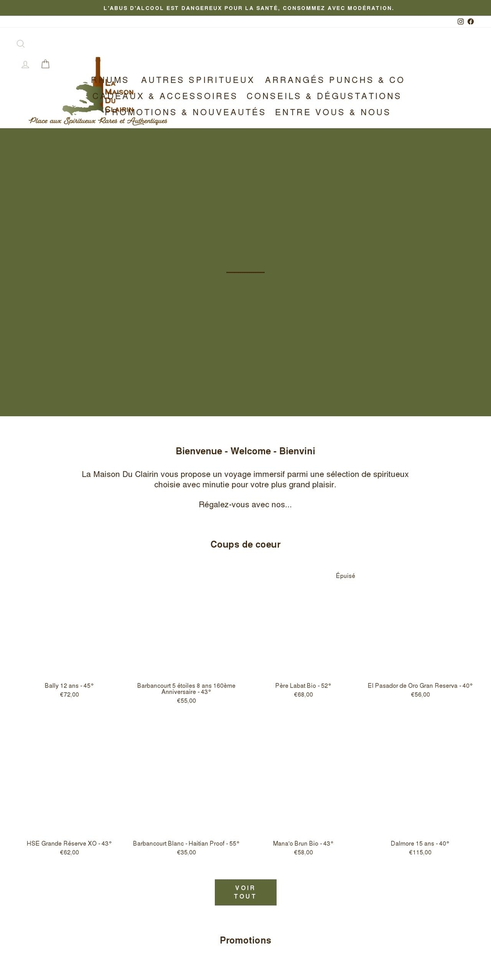 lamaisonduclairin.com shopify website screenshot
