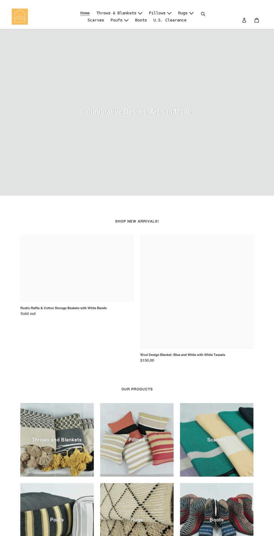 lamaisonmaslouhi.com shopify website screenshot