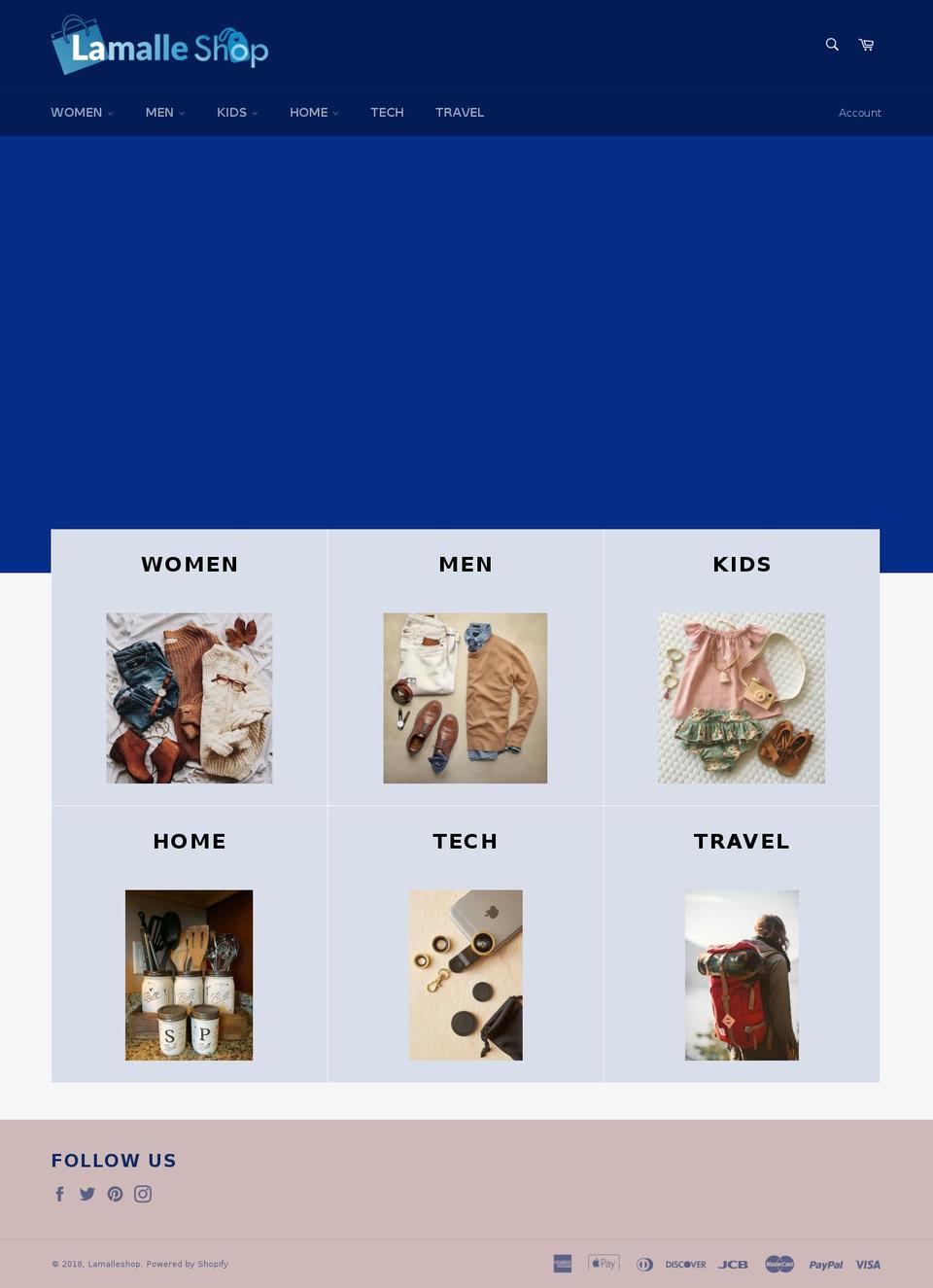 lamalleshop.com — Shopify storefront screenshot