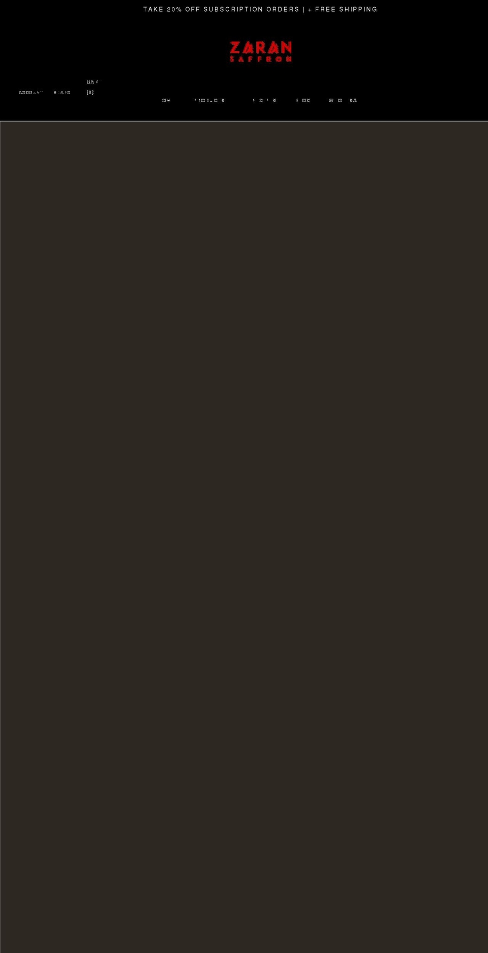 lamanchasaffron.com — Shopify storefront screenshot