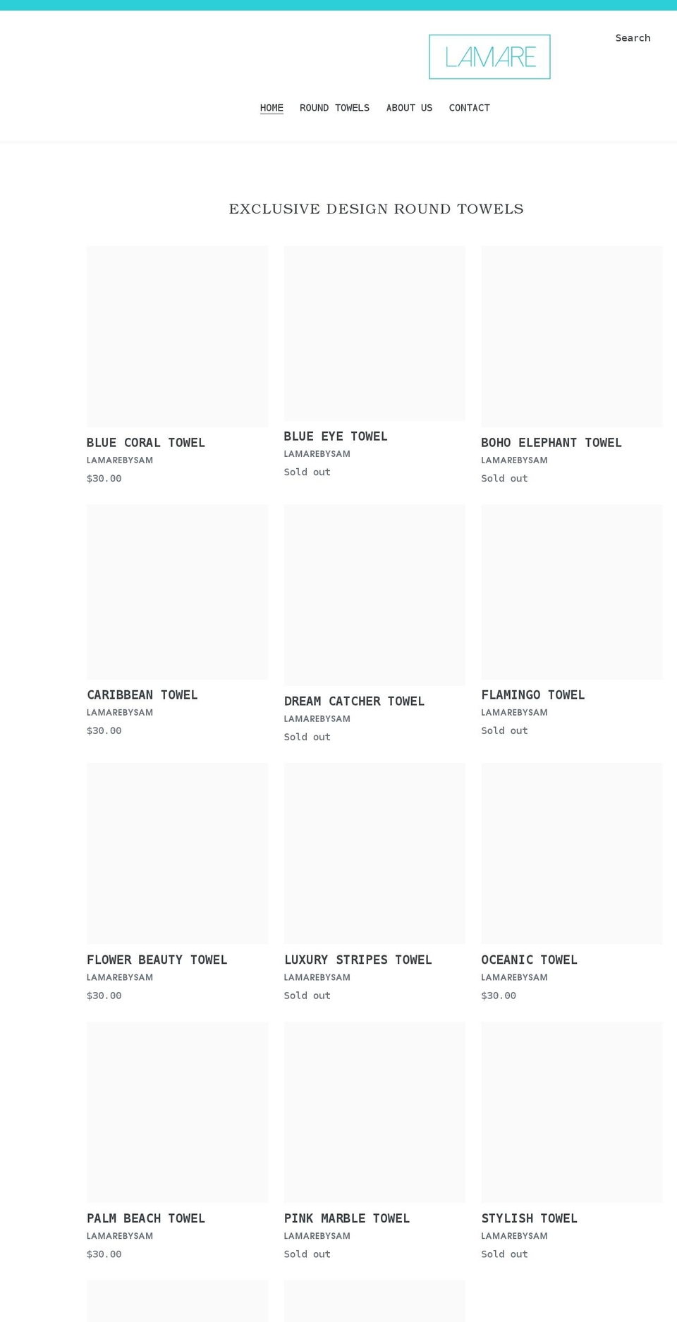 lamarebysam.com shopify website screenshot