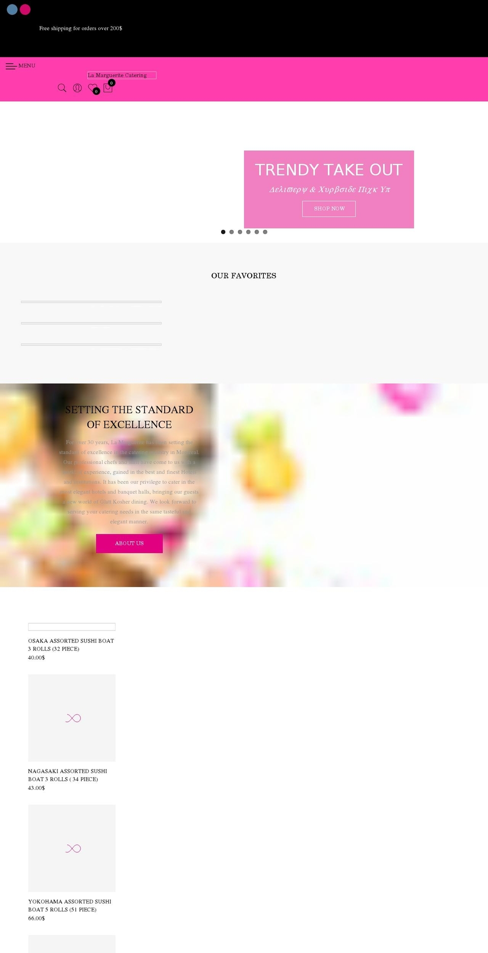 Zapiet Shopify theme site example lamarguerite.ca