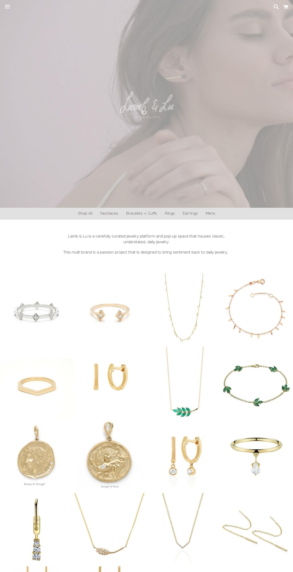 lambandlu.com — Shopify storefront screenshot
