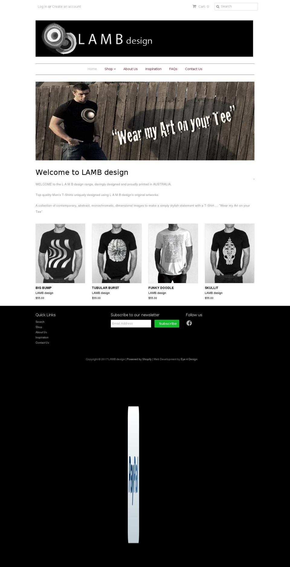 lambdesign.com.au shopify website screenshot