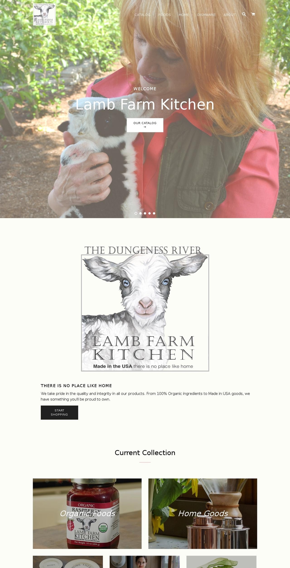 lambfarm.net shopify website screenshot