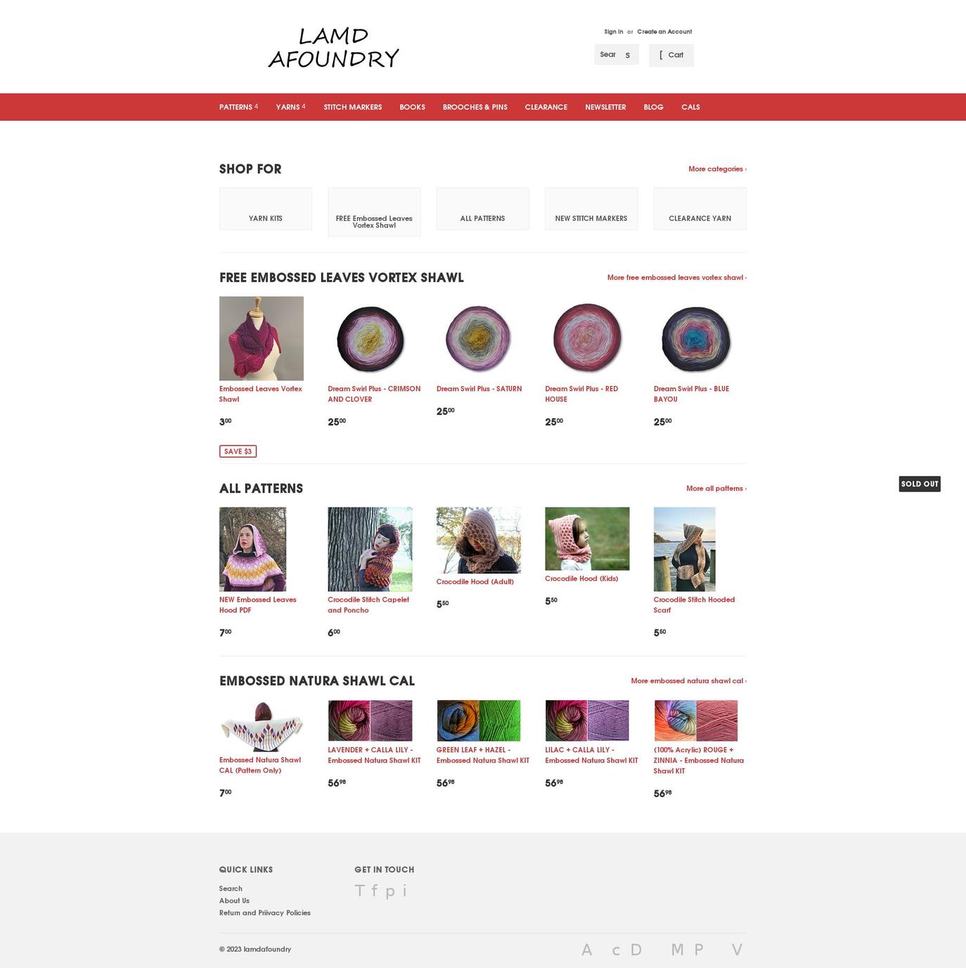 lamdafoundry.com shopify website screenshot
