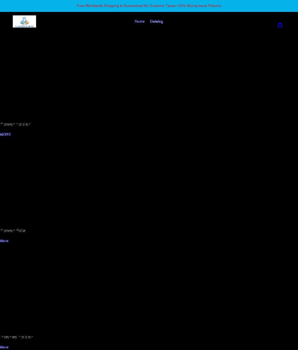 lamdawn.com shopify website screenshot