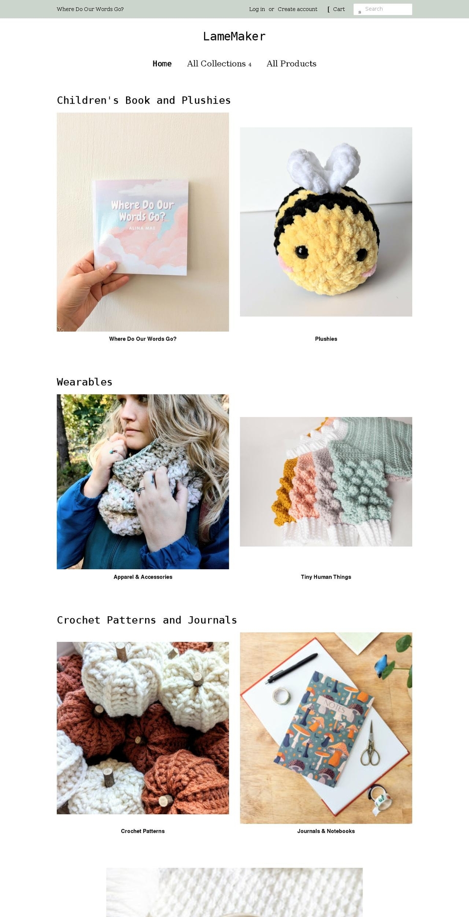 lamemaker.com shopify website screenshot
