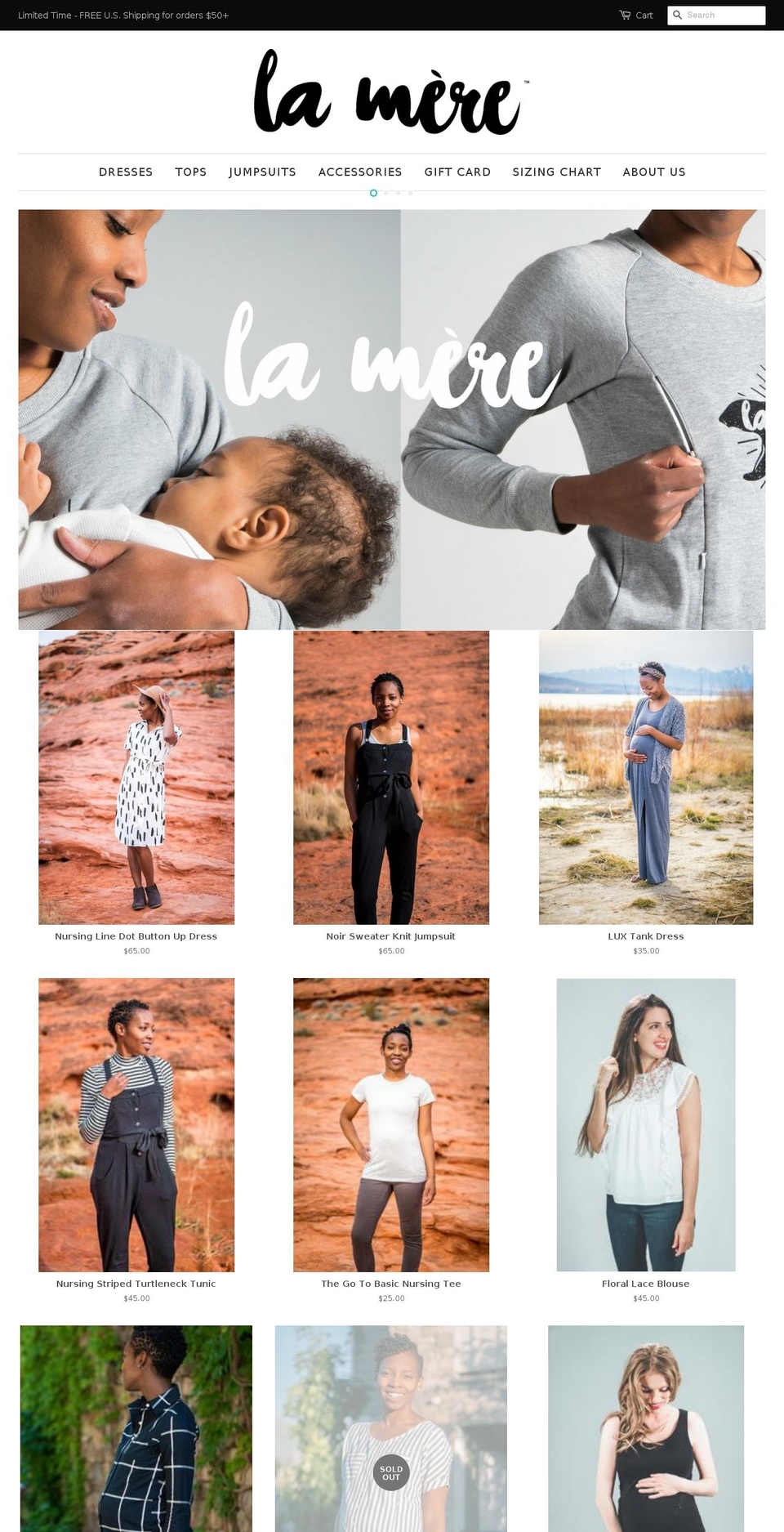 lamereclothing.com — Shopify storefront screenshot